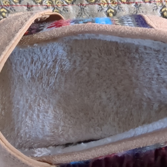 ORTHAHEEL* podiatrist designed multicolour boho western fleece lined shoes sz 37 - Picture 13 of 14